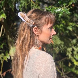 Feather hair clips (Fairy Hair)